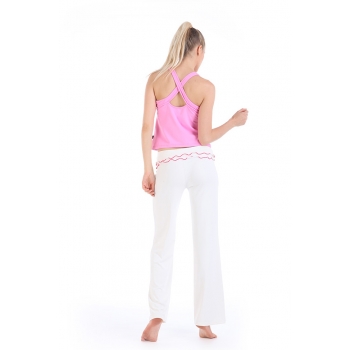 Yoga Casual Workout Summer sportswear Suits(Fitness Long Vest+Pants w/h Plum Line)